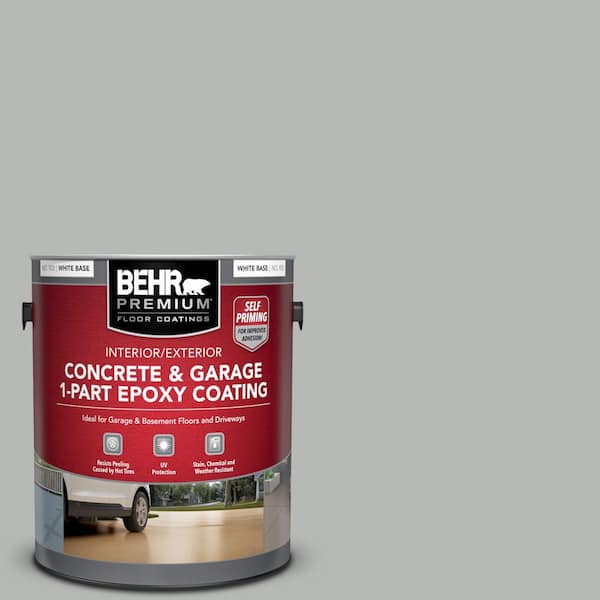 1 gal. #N460-3 Lunar Surface Self-Priming 1-Part Epoxy Satin Interior/Exterior Concrete and Garage Floor Paint