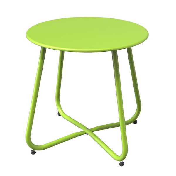 OLILAWN 45 Dia. Outdoor Table, Suitable for Gardens, Balconies, Porches, Living Rooms