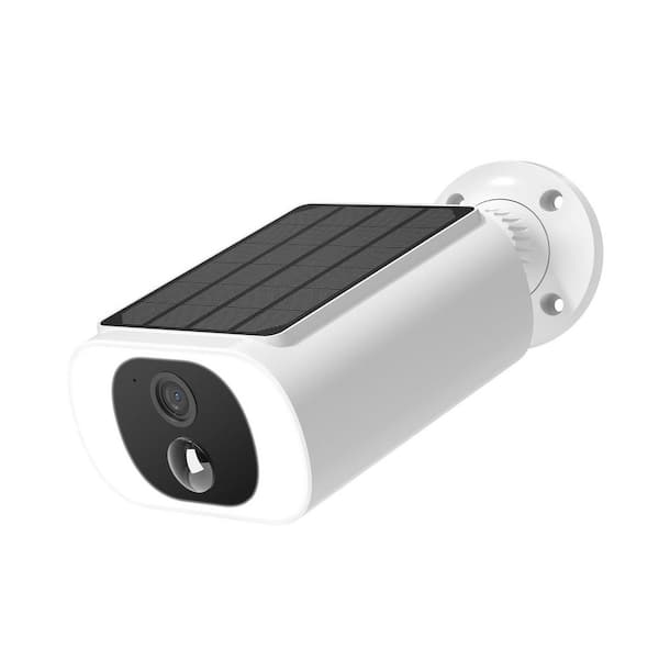 2K Solar-Powered Wireless Security Camera with Embedded Solar Panel, Color Night Vision, 2-Way Talk, IP67 Waterproof