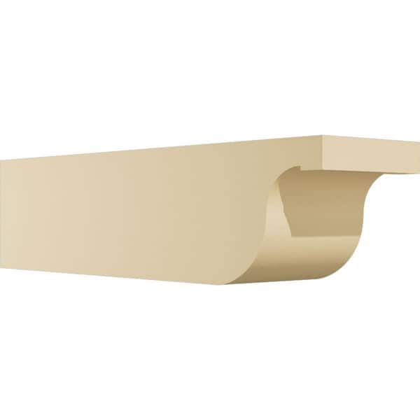 Ekena Millwork Standard Del Monte 6 in. W x 6 in. H x 24 in. D Signature Urethane Rafter Tail Outlooker
