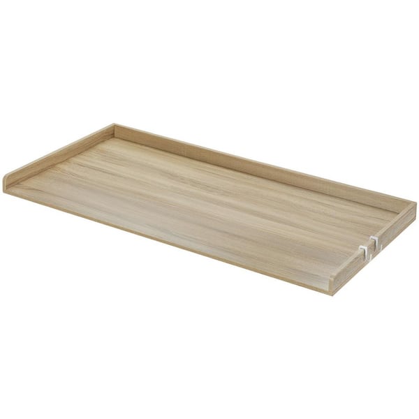 Washer Dryer Countertop 54 in. x 27 in. Laminate Countertop in Woodgrain Oak with Standard Edge for Laundry Room