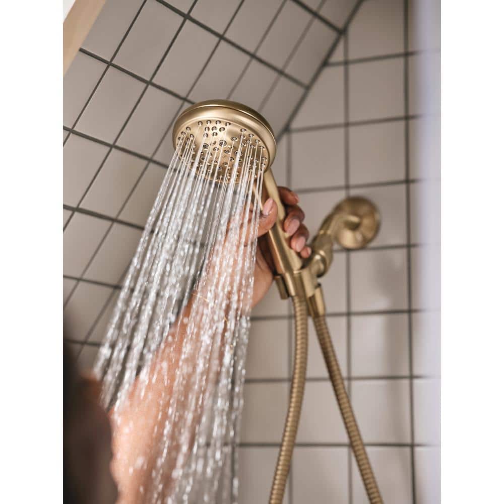 Bronzed Gold Nickel Handheld Wall Mounted Shower Faucet Set