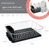 Bahne Square Dish Set 3 Pieces - Dishcloths, Dishwashing Brushes & Dish Drainers Sandstone Black - 4978750