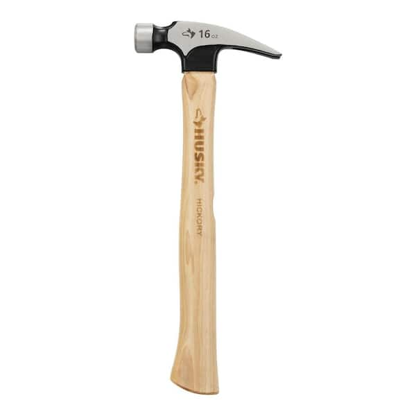 Husky 16 oz. Hickory Straight Hammer