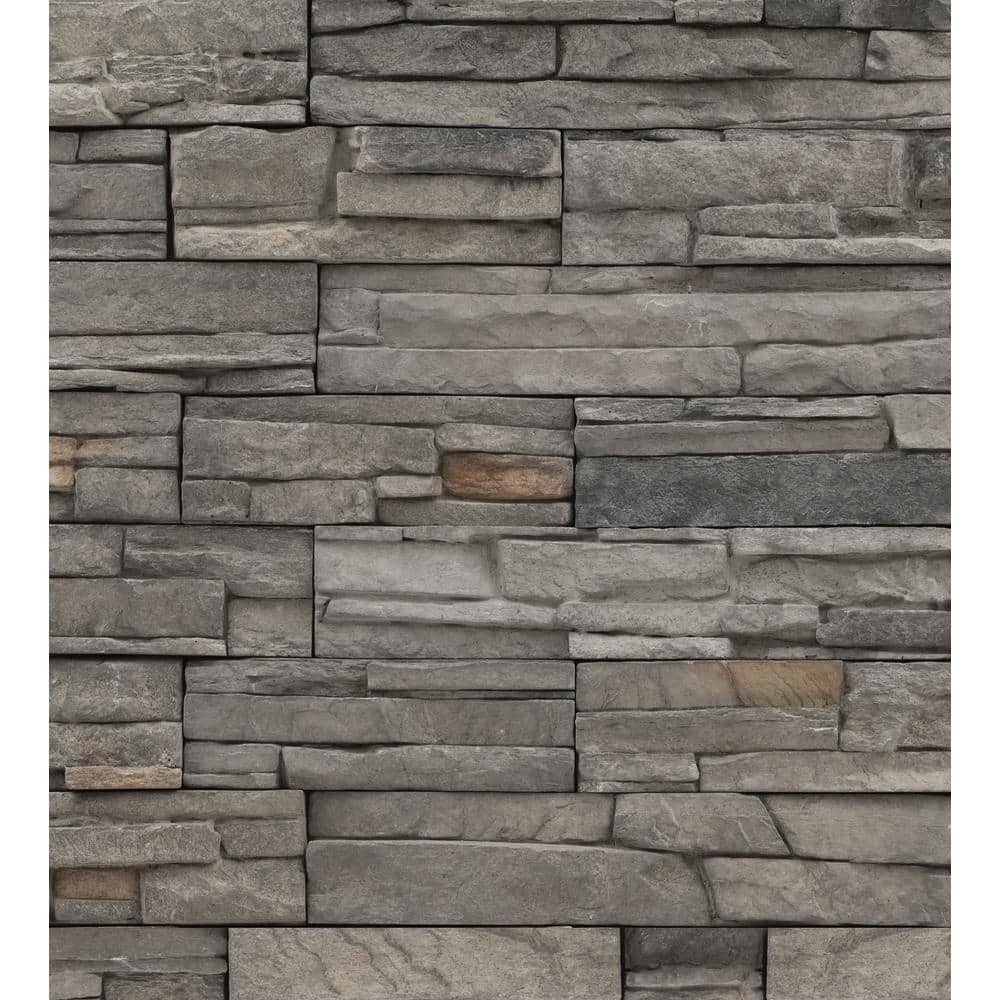 Bayside Denali Gray Ledger 9 in. x 19.5 in. Textured Cement Concrete Look Wall Tile (192 sq. ft. /Pallet) price history on PriceWatchPro