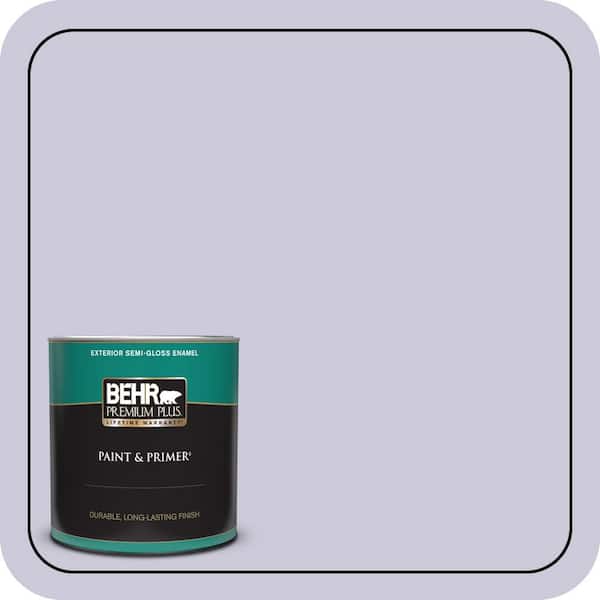 BEHR PREMIUM PLUS 1 qt. #S570-2 Magic Scent Semi-Gloss Enamel Exterior Paint & Primer
