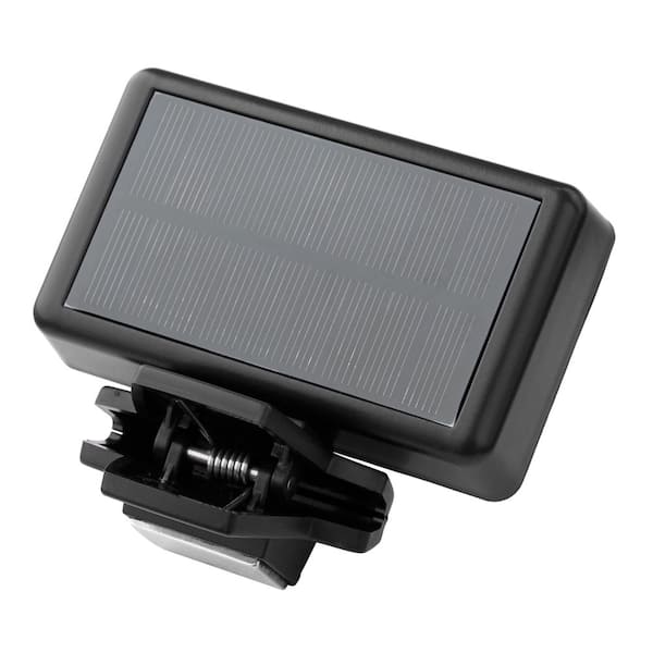 Solar 20 Lumens Black Outdoor Integrated LED Clip-On Light with Magnet; Weather/Water/Rust Resistant