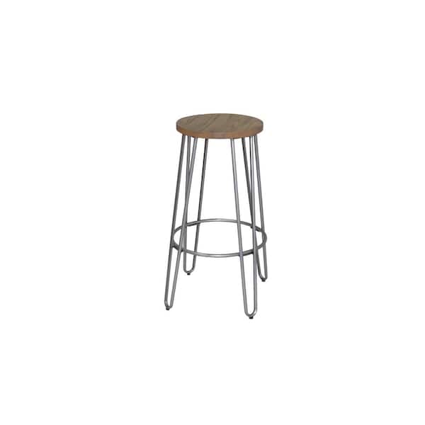 ACESSENTIALS 28.94 in. Natural Bar Stool