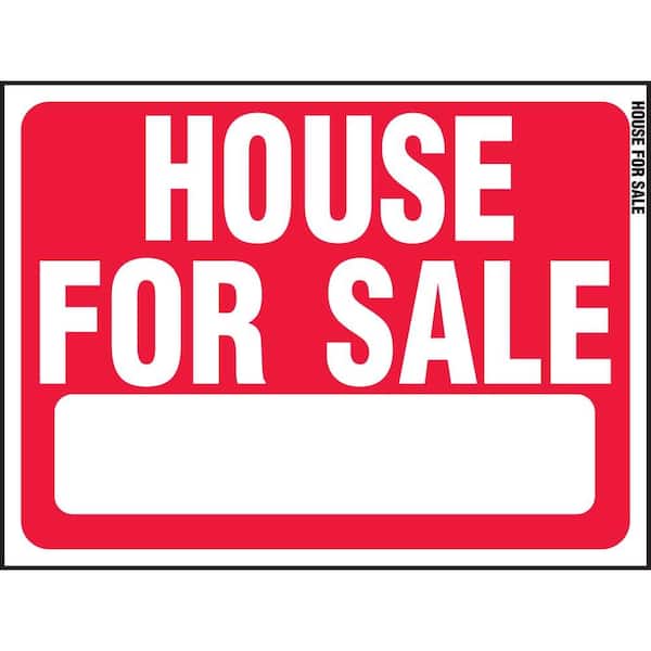 HY-KO 18 in. x 24 in. Plastic House For Sale Sign
