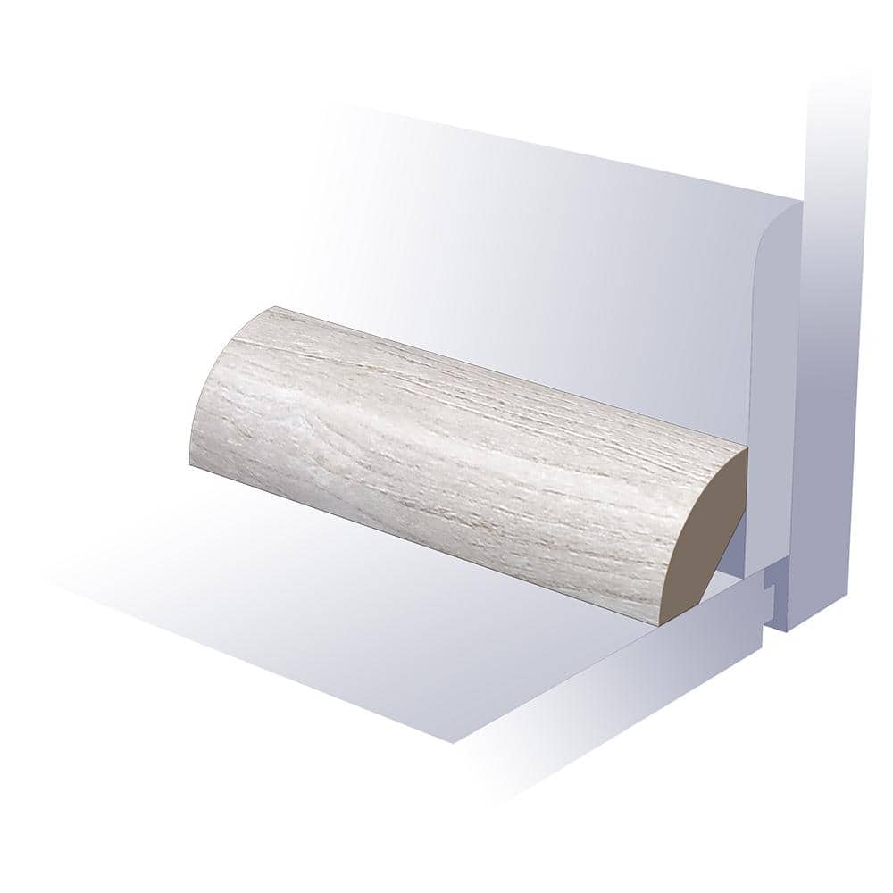 Wild Silverthorne 0.8 in. T x 0.8 in. W x 94 in. L Waterproof Quarter Round Moulding price history on PriceWatchPro