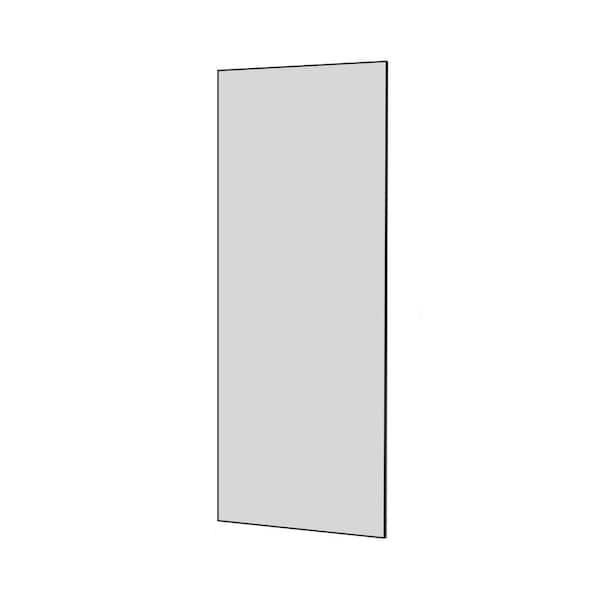 31" W x 70" H. Full Length Mirror Black Aluminum Alloy Frame Standing or Wall-Mounted Mirror leaning or High Definition