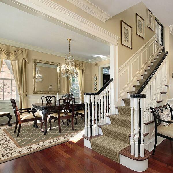 5 ft. x 8 ft. Green Kurdamir Derby  Area Rug