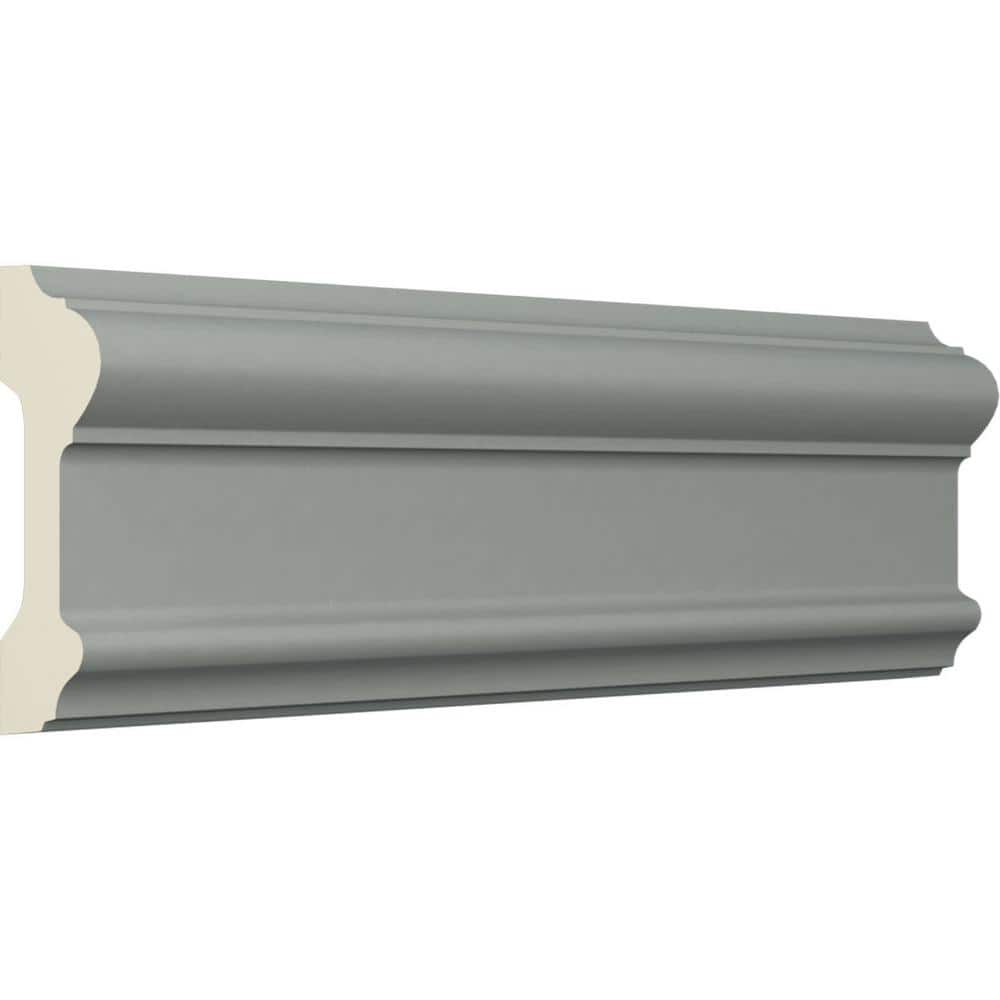 Ekena Millwork Bedford 3.625'' H x 94.5'' W x 1.25'' D Urethane Chair Rail