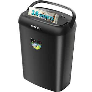 High-Performance Paper Shredder, 14-Sheet Cross Cut, 6.6-Gallon Basket, P-4 Security, 3-Mode Design - Jam Proof Shredder