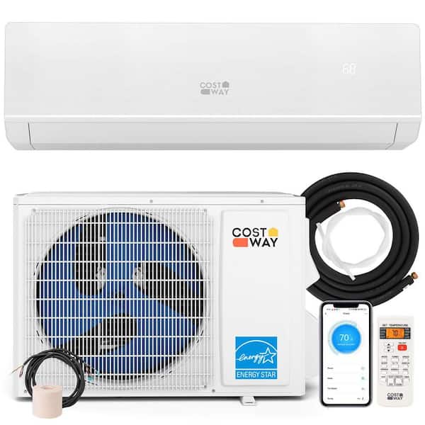 24000 BTU 25 SEER Ductless Mini Split Heat Pump with 13 ft. Lines Air Conditioner Cools 1500 sq. ft. 208-230 V AC Unit