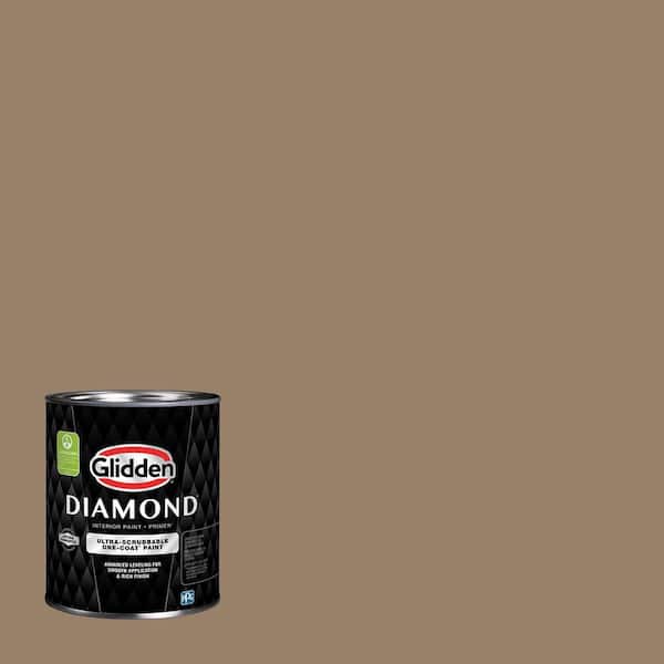 Glidden Diamond 1 qt. PPG1077-5 Chocolate Moment Satin Interior Paint