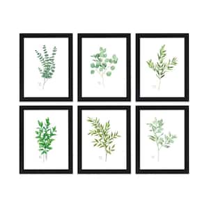 "Nature's Lace 1" by Alyssa Lewis Set of Six Black Framed Nature Art Prints 20 in. x 16 in.