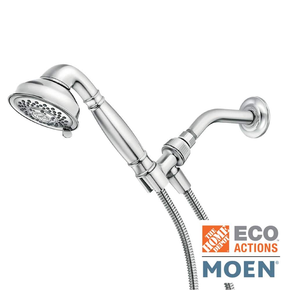 MOEN Brecklyn 8Spray 4 in. Single Tub Wall Mount Handheld Adjustable