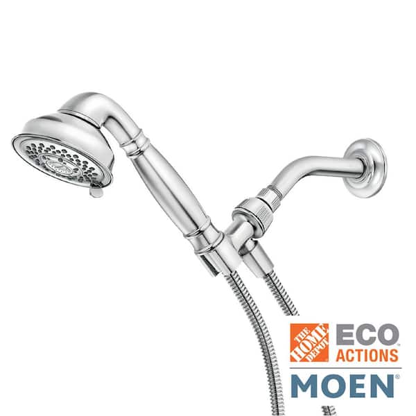 Moen 1-in Polished Nickel Shower Shower Arm Moen 1-in Polished Nickel Shower Shower Arm