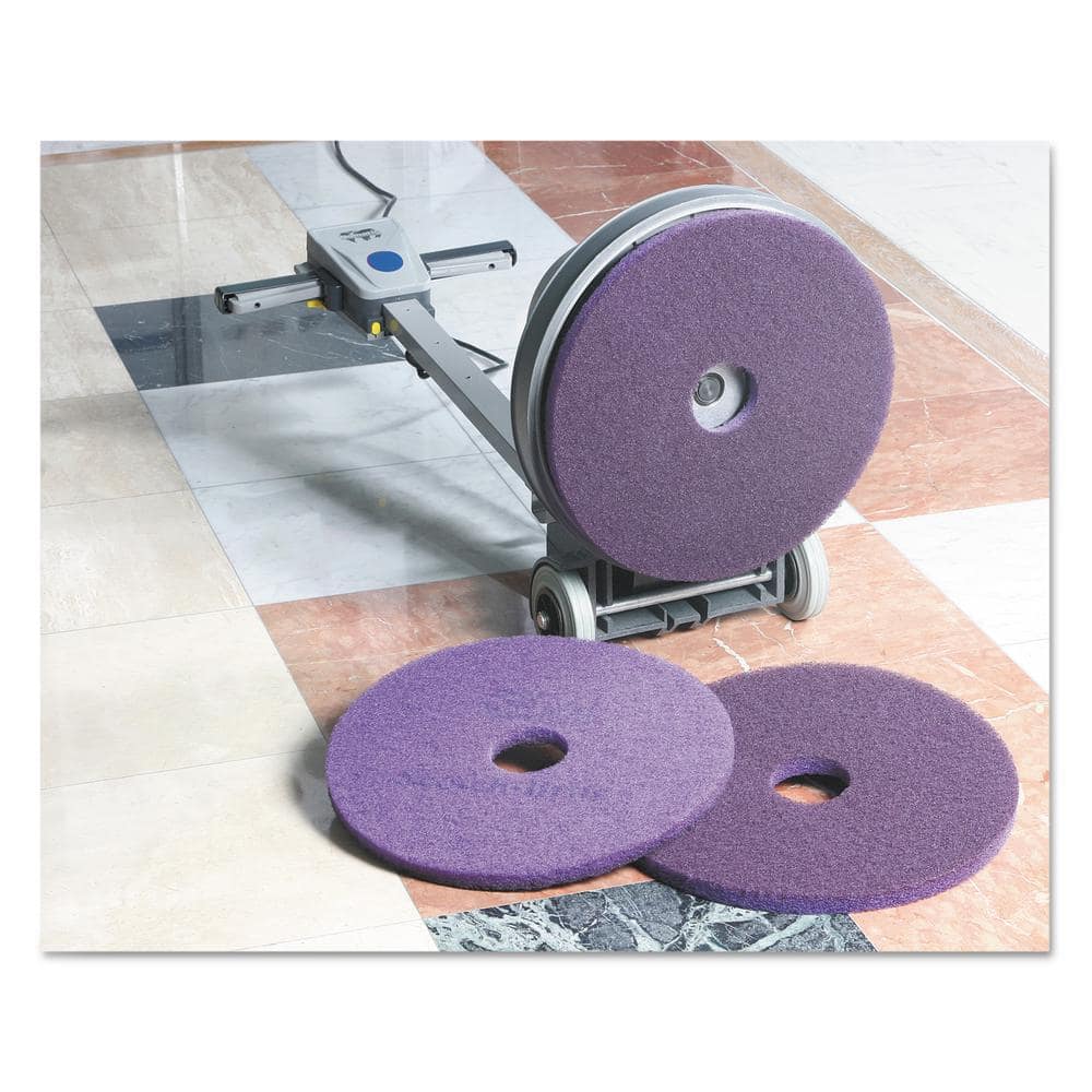 Purple 20" Diamond Floor Polisher Pad Set