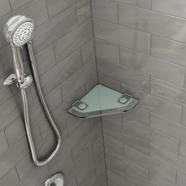 Utile 60 in. W x 32.5 in. D x 80 in. H Composite Direct-to-Stud 3-Piece Alcove Shower Wall Kit in Marble Carrara