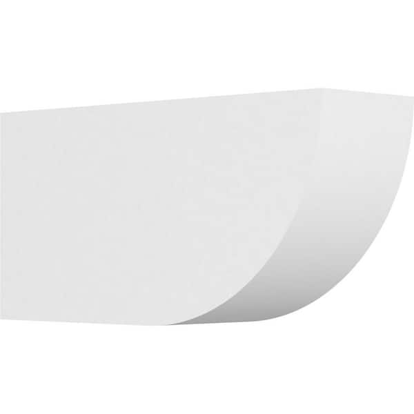Ekena Millwork 5 in. x 8 in. x 16 in. Standard Durham Architectural Grade PVC Rafter Tail Brace