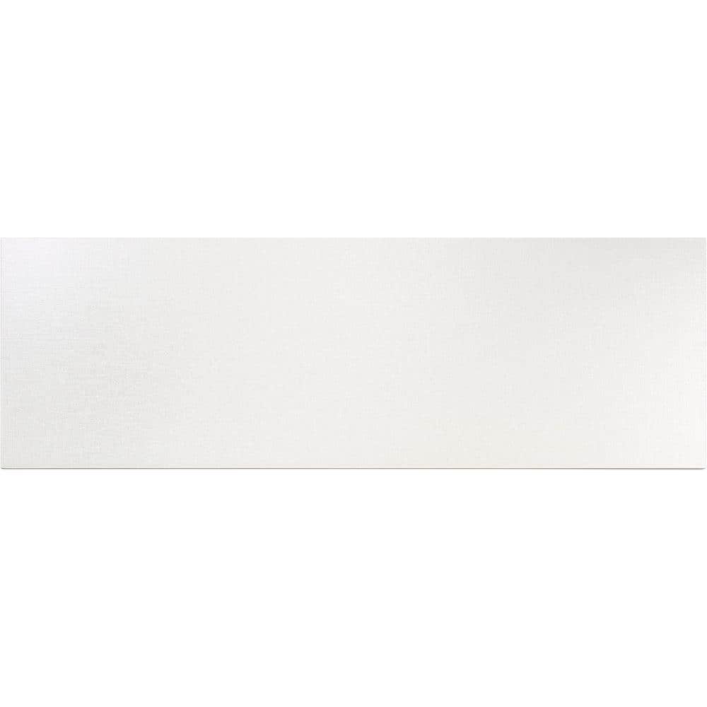 Concha 12" x 36" Polished White Ceramic Tile