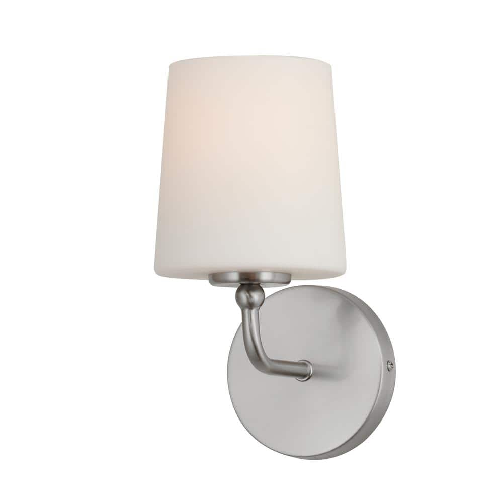 Bristol Satin Nickel 1-Light Satin Nickel Wall Sconce price history on PriceWatchPro