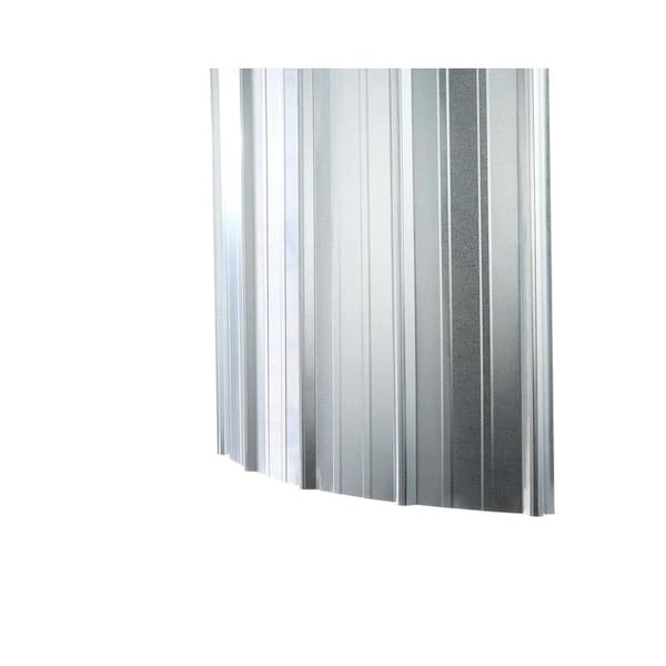 Gibraltar Building Products 8 ft. Corrugated Galvanized Steel 29-Gauge Roof  Panel CR8G-U - The Home Depot