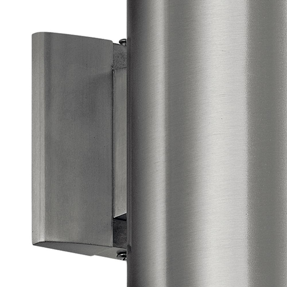 Brushed Aluminum Modern Cylinder Wall Sconce