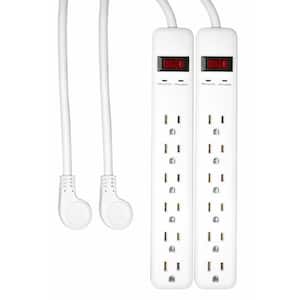 6-Outlet Surge Protector (2-Pack)