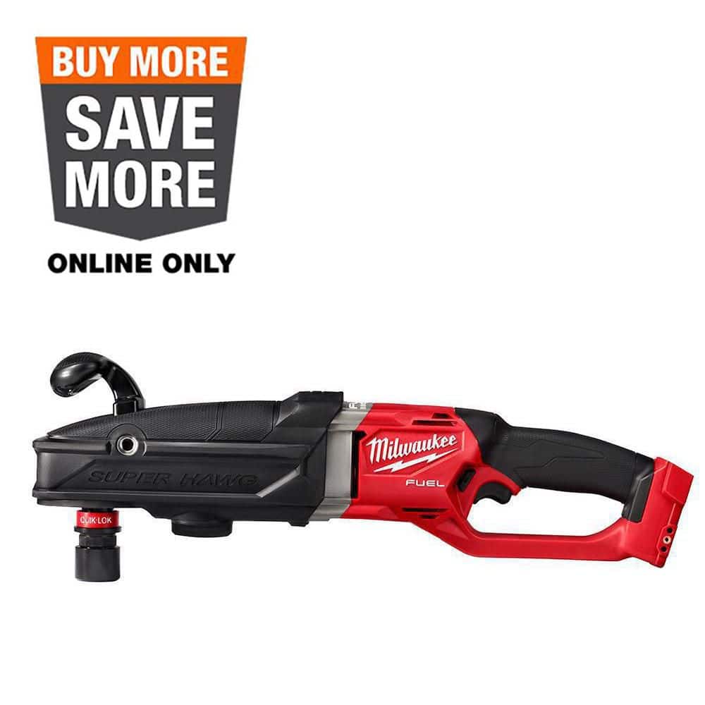 M18 FUEL 18V Lithium-Ion Brushless Cordless GEN 2 SUPER HAWG 7/16 in. Right Angle Drill (Tool-Only)