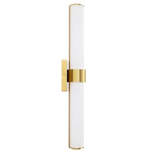 23.in 1-Light Gold LED Vanity Light Bar, Dimmable Bathroom Light