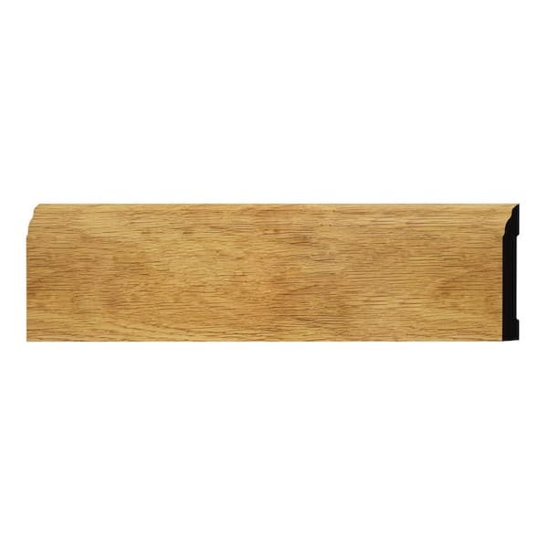 Ekena Millwork 0.5 in. D x 3.25 in. W x 6 in. L PVC Baseboard Moulding Sample