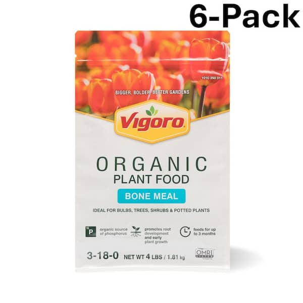4 lb. Organic Bone Meal Plant Food 3-18-0 (6-Pack)