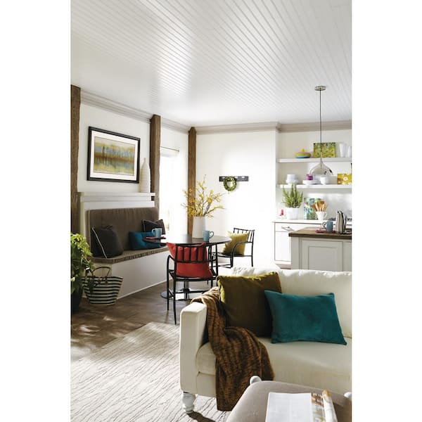 Armstrong Ceilings Woodhaven 5 In X 7, Beadboard Ceiling Panels Home Depot