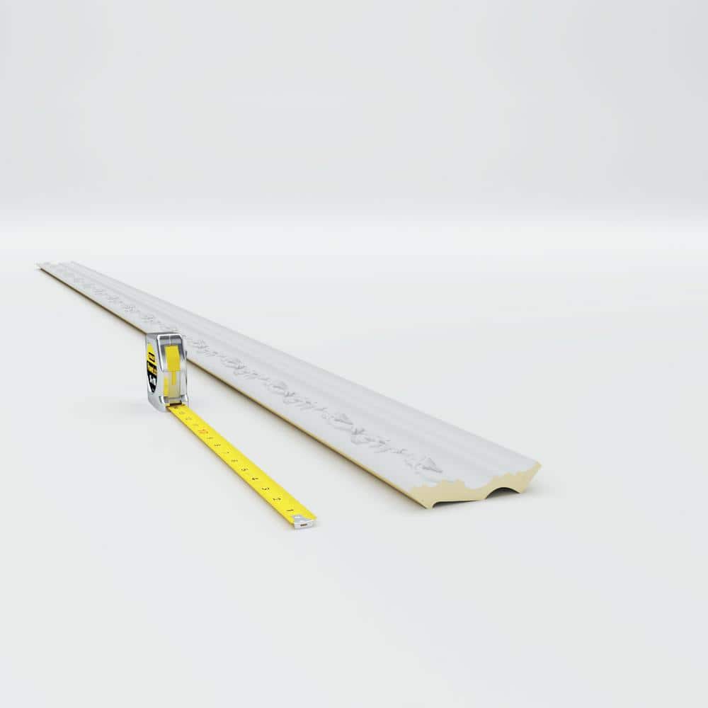 Southampton 94.5" White Polyurethane Crown Moulding