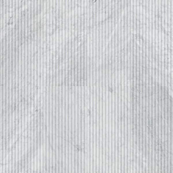 Carrara White Valentino Fluto 4 in. x 4 in. Honed Marble Fluted Wall Tile Sample
