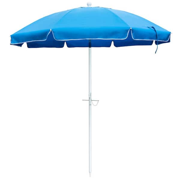 cenadinz 7 ft. Beach Umbrella in Blue