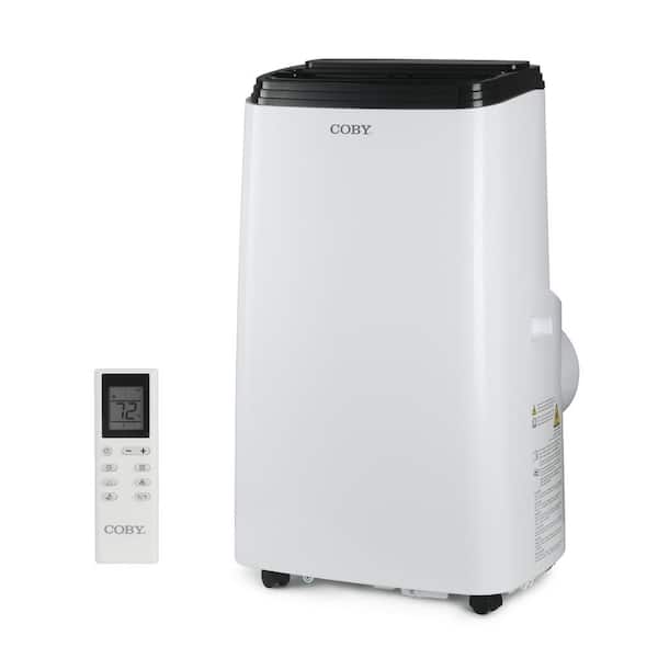 Coby CBPAC 8150(DOE) BTU Portable Air Conditioner 550Sq. Ft. with Heater and Dehumidifier with Remote in White