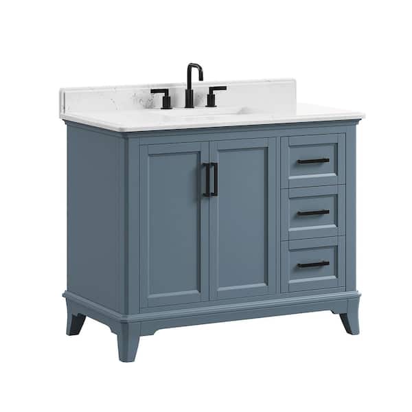 DELUXE DL LIVING Rawsonville 43 in. Single Sink Freestanding Steel