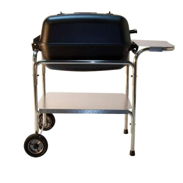 Portable Kitchen PK Grills Original Cast Aluminum Charcoal Grill and Smoker in Graphite