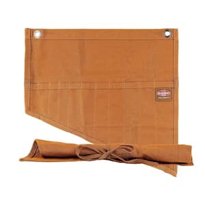 Canvas Tool Roll Wallet and Pocket Organizer