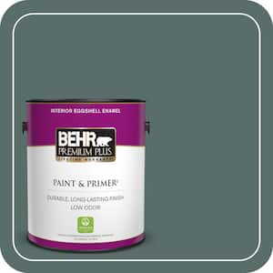 1 Gal. #N430-6A Hidden Gem Eggshell Enamel Low Odor Interior Paint and Primer