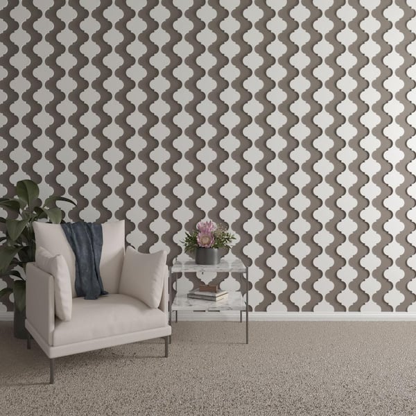 Ekena Millwork Marrakesh 94 in. H x 0.375 in. W Slatwall Panels in PVC 12-Pack