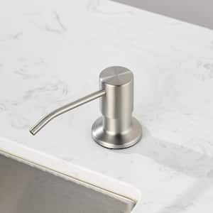 Kitchen Under Mount Soap and Lotion Dispenser in Brushed Nickel