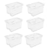 Hardware and Craft Storage Case - 23 Compartments to Organize Parts with Carry Handle and Clear Lid 0.5 qt