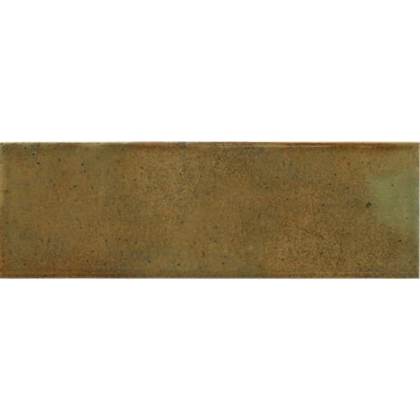 Apollo Tile Antiek Green2.58 in. x 7.9 in. Glossy Ceramic Subway Wall and Floor Tile Sample (0.14 Sq. ft./case) (1-pack)