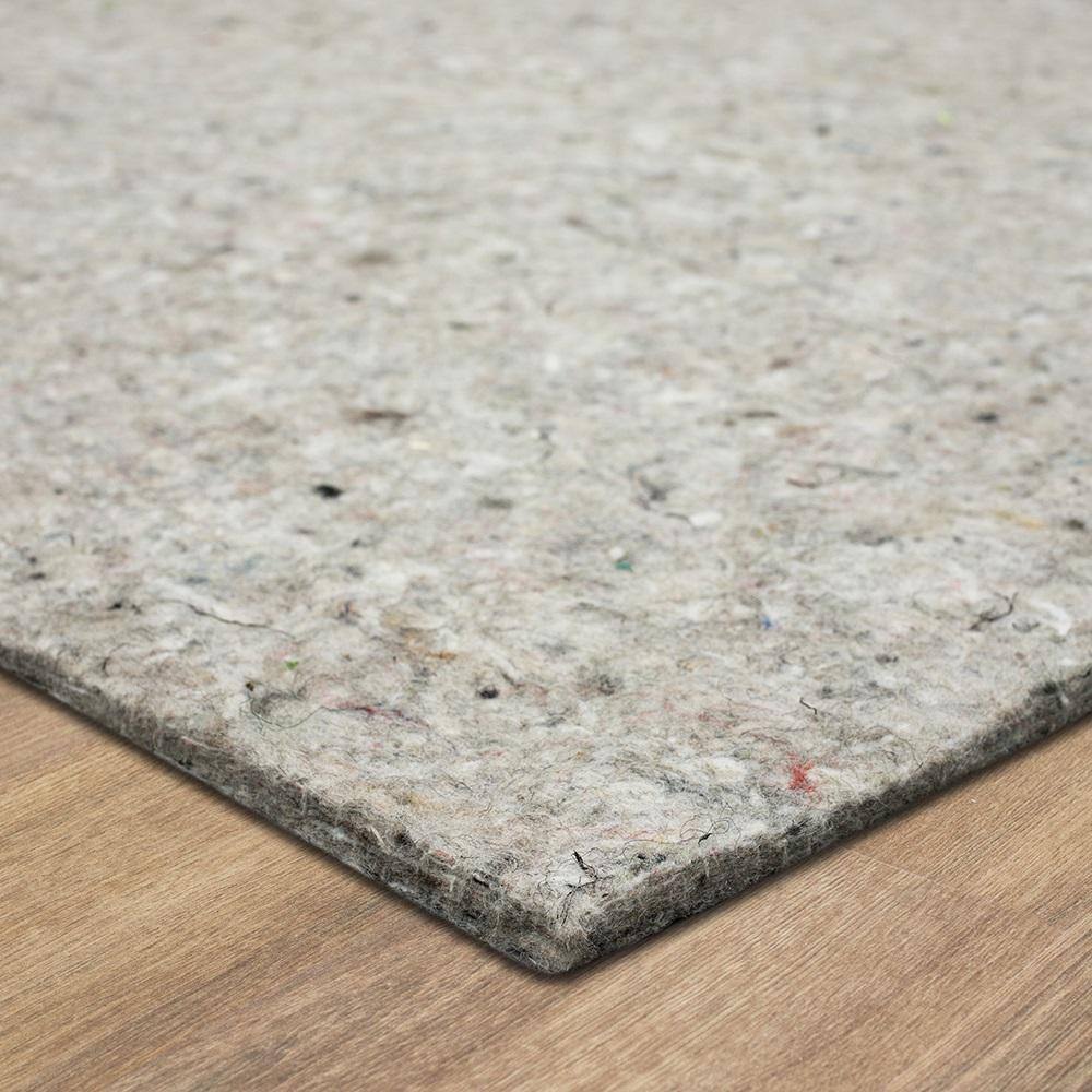 Gray 108" x 72" Felt Cushioning Rug Pad