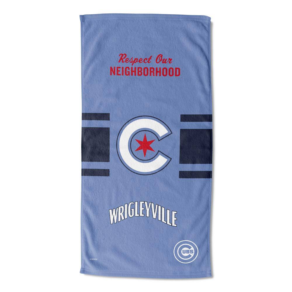 MLB Multi-Color City Connect Cubs Printed Cotton/Polyester Blend Beach Towel price history on PriceWatchPro